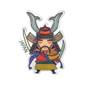 茶色甲冑の武将キャラクター
