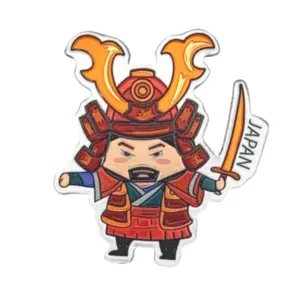 豪華甲冑の武将キャラクター