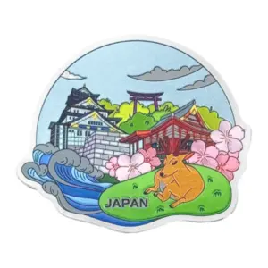 大阪城×神社×鹿