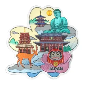 鎌倉大仏×東大寺×浅草寺×鹿×達磨