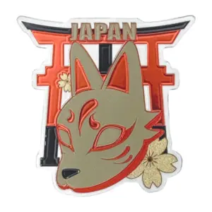 狐面と鳥居（JAPAN）