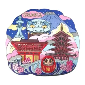 難波八阪神社×大阪城×だるま（OSAKA）