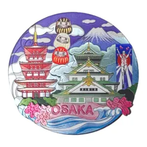 五重塔×大阪城×だるま（OSAKA）