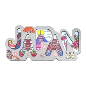赤レンガ＆達磨＆狐面コラージュ（JAPAN）