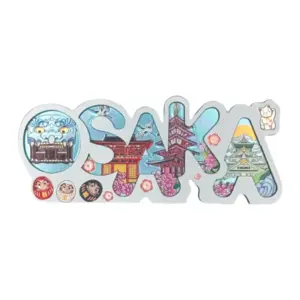 「OSAKA」レタリングコラージュ（JAPAN）