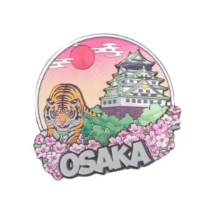大阪城と虎