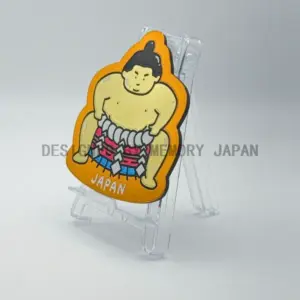 黄色背景の力士（JAPAN）