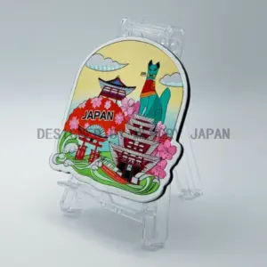 神社×五重塔×扇×狐