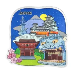 姫路城×富士山×獅子舞×寺院門×石灯籠