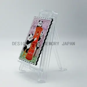 桜と郵便ポストのパンダ（JAPAN）