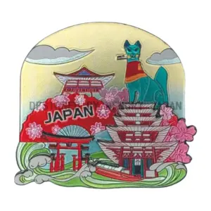 神社×五重塔×狐（JAPAN）