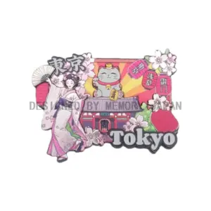 浅草雷門と着物美人の東京