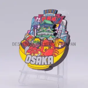 大阪グルメと観光名所のマグネット