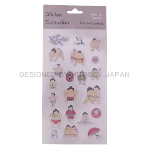 相撲レスラーステッカー