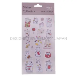 にっこり招き猫ステッカー