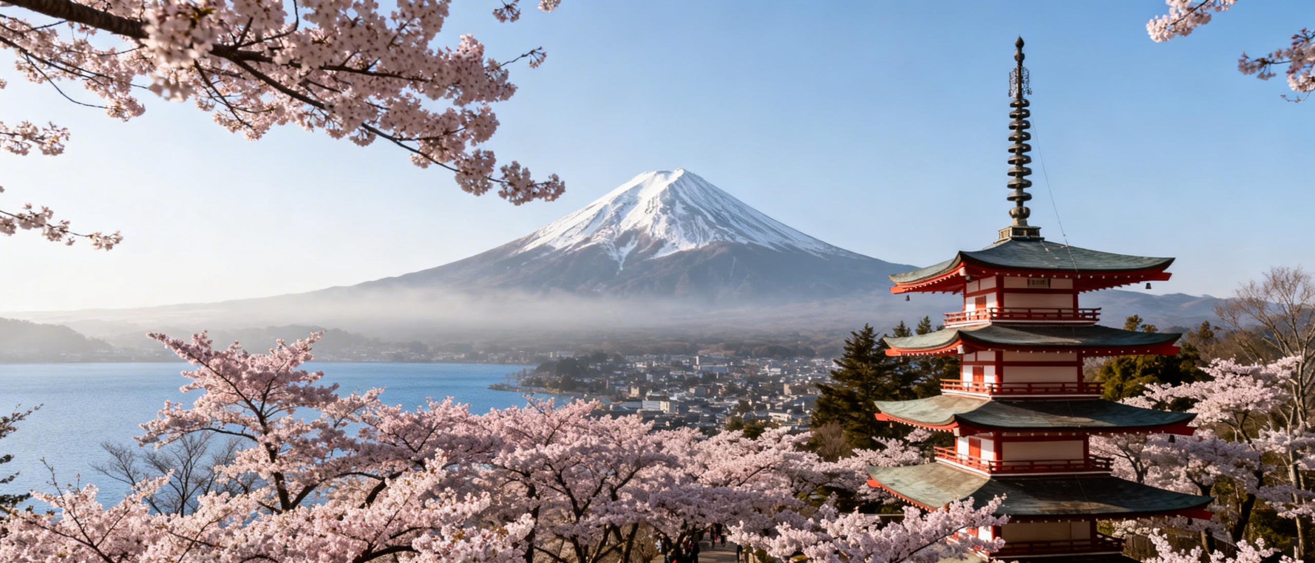 jimeng-2026-02-14-3065-Mount Fuji from Lake Kawaguchiko viewpoi...
